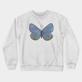 Karner Blue Nabokov Butterfly 1944 Crewneck Sweatshirt